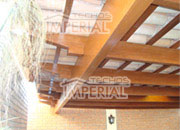 techos de madera con teja artesanal